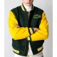 Live Two-Tone Yellow and Green Letterman Jacket