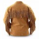 Longmire-Sheriff Men's Cowboy Suede Leather Jacket Western Coat