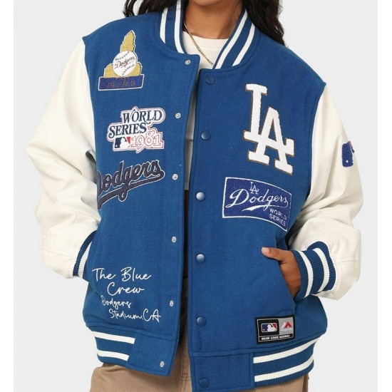 Los Angeles Dodgers Multi Hit Varsity Jacket