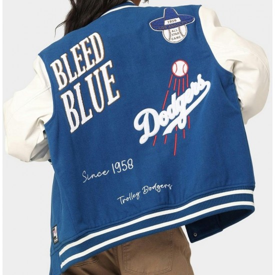 Los Angeles Dodgers Multi Hit Varsity Jacket