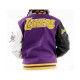 Los Angeles LAKERS Biker Varsity Jacket