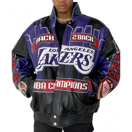 Los Angeles Lakers Leather Jacket