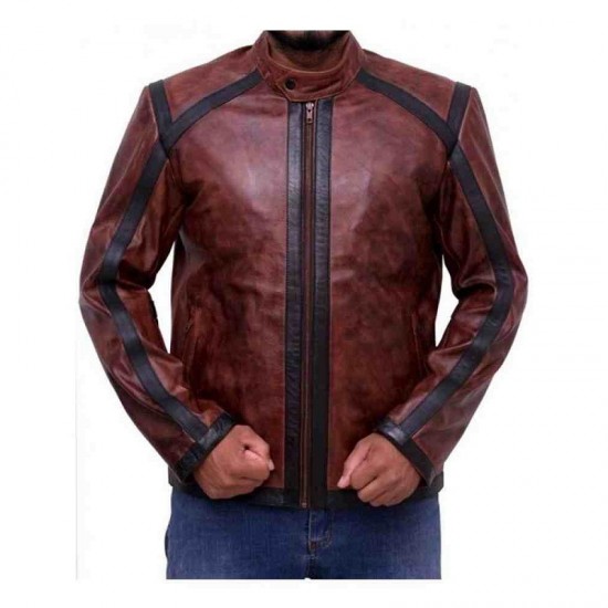 Lucifer TV Series Dan Espinoza Brown Leather Jacket