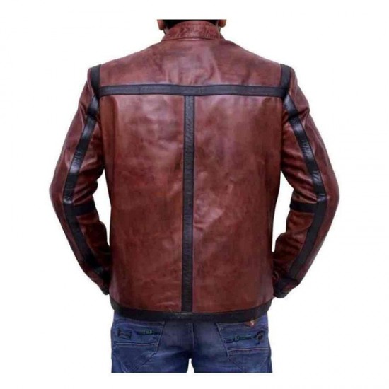 Lucifer TV Series Dan Espinoza Brown Leather Jacket