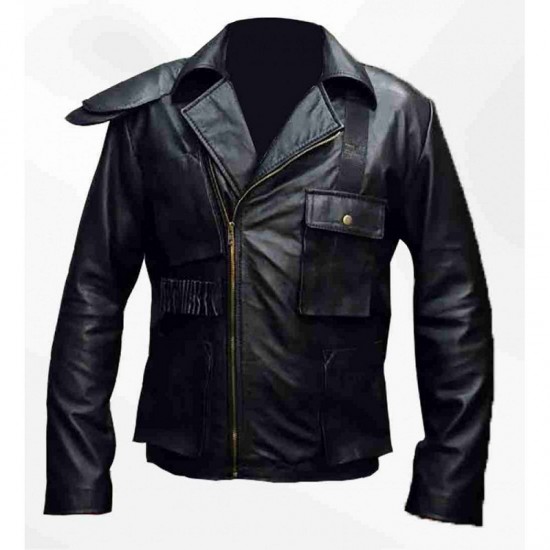 Mad Max Black Biker Leather Jacket