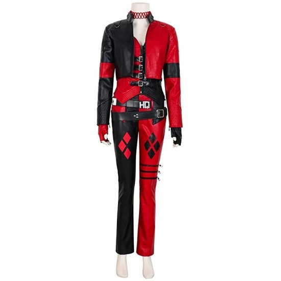 Margot Robbie Suicide Squad 2 Harley Quinn 2021 Cosplay Costume Coat Outfit