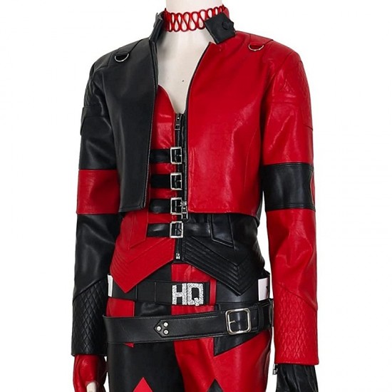 Margot Robbie Suicide Squad 2 Harley Quinn 2021 Cosplay Costume Coat Outfit