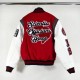 Maroon Shaw University Varsity Jacket