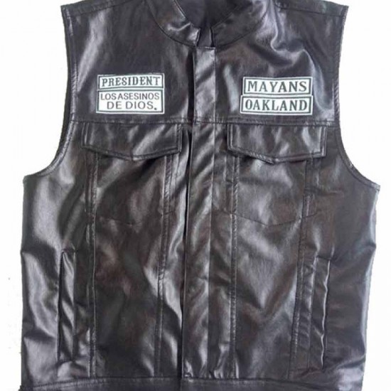 Mayans MC Ezekiel Reyes Leather Vest