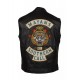 Mayans Southern California Black Biker Motorcycle Leather Vest