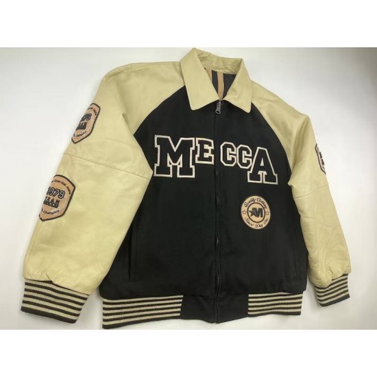 Mecca 90s Hip Hop Leather Jacket