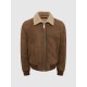 Men Winter Brown Shearling Jacket