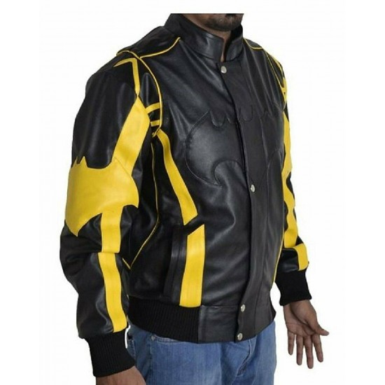 Men's Batman Arkham Knight Leather Jacket Costume