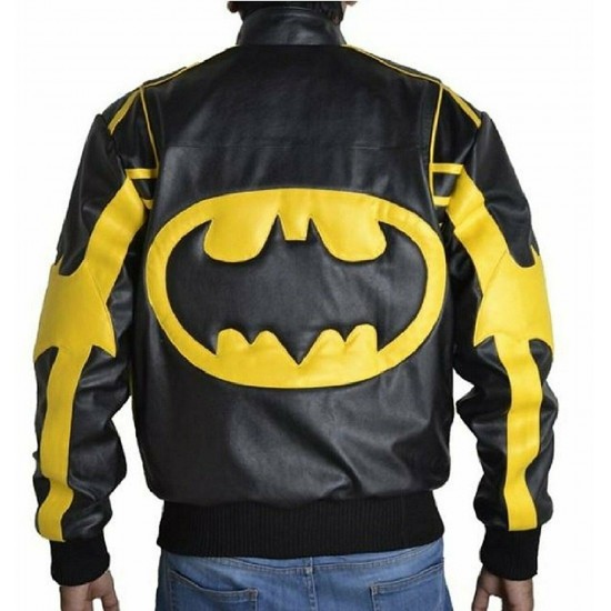 Men's Batman Arkham Knight Leather Jacket Costume