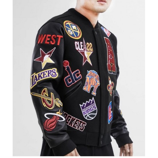 Men's Black 2022 NBA All-Star Game Full Zip Varsity Jacket