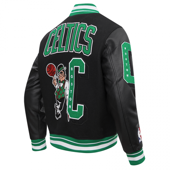 Men's Boston Celtics Mashup Wool Varsity Jacket