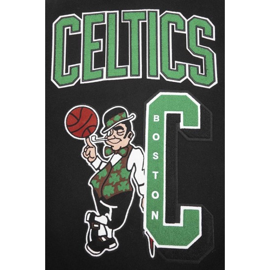 Men's Boston Celtics Mashup Wool Varsity Jacket