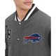 Men's Buffalo Bills Grey Wool Jacket