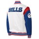 Men's Buffalo Bills Starter White Satin Jacket