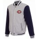 Men's Chicago Bears Gray Reversible Fleece Jacket