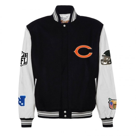 Men's Chicago Bears Wool Varsity Jacket