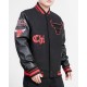 Men's Chicago Bulls Old English Logo Varsity Jacket