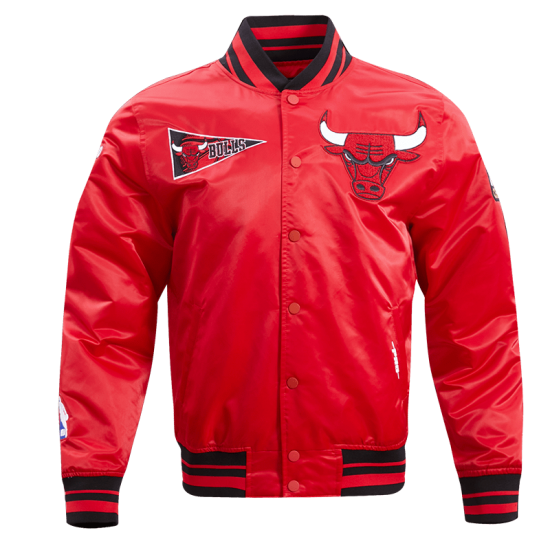 Men's Chicago Bulls Retro Classic Satin Jacket