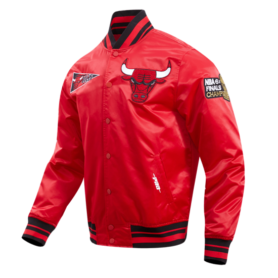 Men's Chicago Bulls Retro Classic Satin Jacket