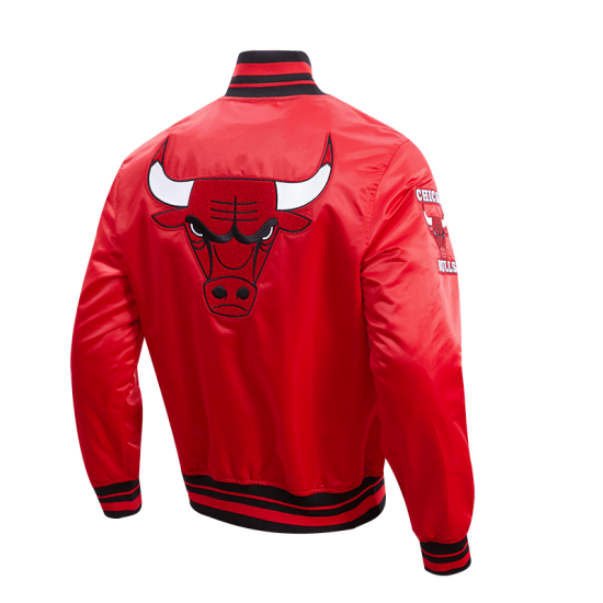 Men's Chicago Bulls Retro Classic Satin Jacket