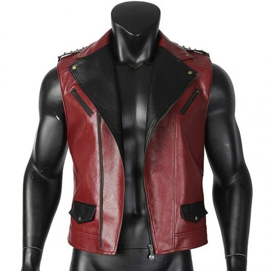 Men's Chris Hemsworth Thunder Studded Biker Vest