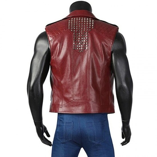 Men's Chris Hemsworth Thunder Studded Biker Vest