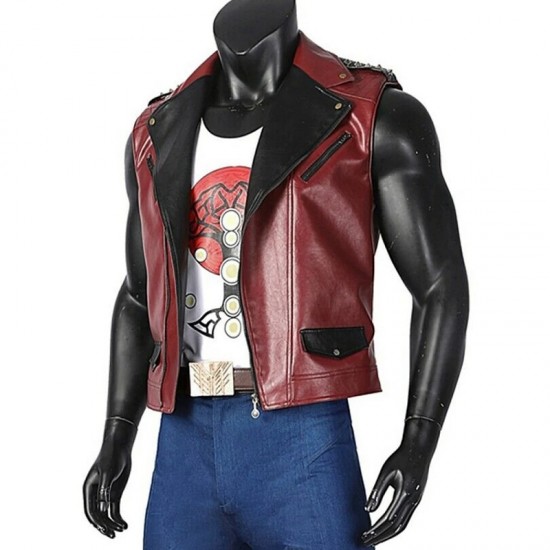 Men's Chris Hemsworth Thunder Studded Biker Vest