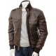 Men's Clothing Genuine Lambskin Leather Jacket Slim Fit Biker Motorcycle Jacket