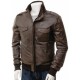 Men's Clothing Genuine Lambskin Leather Jacket Slim Fit Biker Motorcycle Jacket