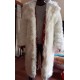 Men's Fur Men Coat Winter Outwear Long Overcoat