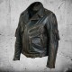 Men's Genuine Cowhide Premium Leather Motorcycle Top Biker Leather Jacket