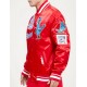 Men's MLB St. Louis Cardinals Retro Classic Rib Satin Red Jacket