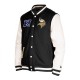 Men's Minnesota Vikings New Era Black Third Down Varsity Full-Snap Jacket