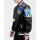 Men's NBA Golden State Warriors Old English Satin Jacket