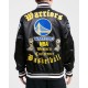 Men's NBA Golden State Warriors Old English Satin Jacket