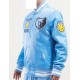 Men's NBA Memphis Grizzlies Retro Classic Rib Satin Jacket