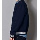 Men's Navy Blue Bomber Prep School Jacket