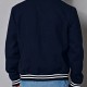 Men's Navy Blue Bomber Prep School Jacket