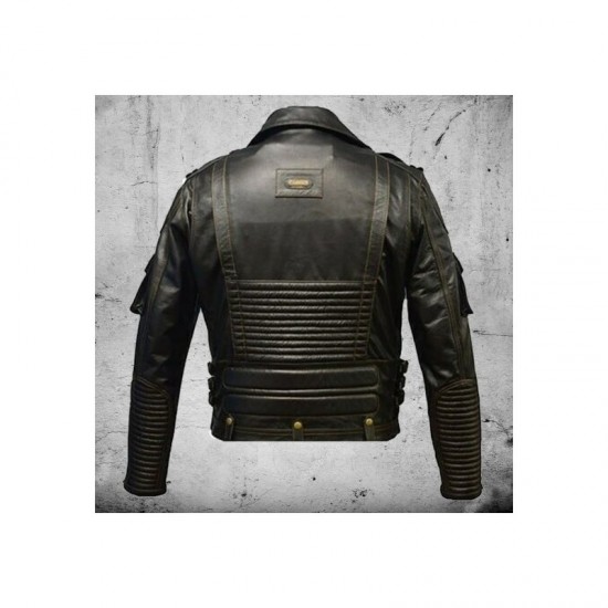 Men's Premium Leather Motorcycle Jacket