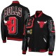 Men's Pro Standard Black Chicago Bulls Mash Up Jacket