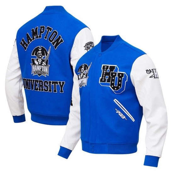 Men's Pro Standard Royal Hampton Pirates Classic Varsity Jacket