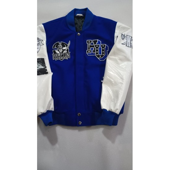 Men's Pro Standard Royal Hampton Pirates Classic Varsity Jacket