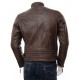 Men's Quilt Elegant Classic Real Leather Biker Jacket