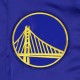 Men's Starter Royal Golden State Warriors Satin Varsity Jacket