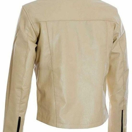 Men's Steve Mcqueen le Mans Gulf Racing Leather Jacket